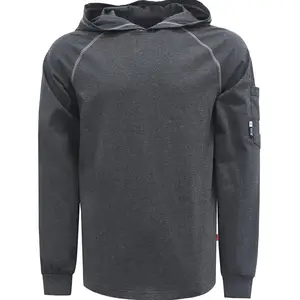 FR hoodies Flame Resistant hooded shirts welding shirt industrial safety clothing 6OZ CAT2 Fire Retardant sweatshirt