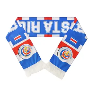 Various Countries Custom Printed Other Scarves Sports Fans Soccer Team Football Fan Scarf