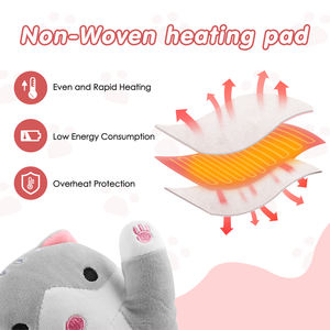 यूएसबी संचालित इलेक्ट्रिक हीटिंग पैड अवधि गर्म प्लग प्यारा बिल्ली के लिए तकिया सुंदर बिल्ली हीटिंग पैड को फेंक रहा है - Product Image 3