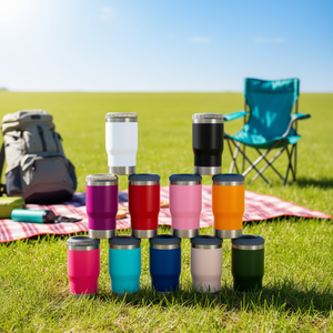 Hipdeer Insulated Can <b>Cooler</b> 14oz Stainless Steel Vacuum Travel Camping Minimalist Design Eco-Friendly Drink Holder - Product Image 2