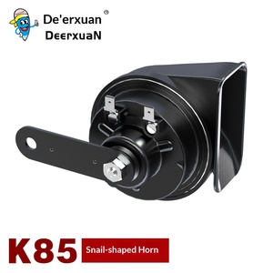 Klaxon de voiture type escargot, double tonalité grave, alarme d'avertissement, ajustement standard pour modèles conventionnels, vente directe d'usine en gros, disponible immédiatement - Product Image 2