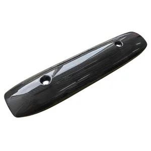 Protection des tuyaux d'échappement de moto en fibre de carbone pour YAMAHA <span class=keywords><strong>Tmax</strong></span> 530 2015-2016 - Product Image 2