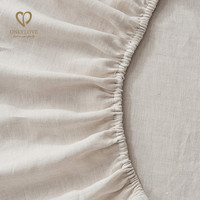 Reine taille 100% pur lin draps de lin moderne ferme Style ensemble de literie 4 300TC fil compte pierre lavé linge de maison poches profondes