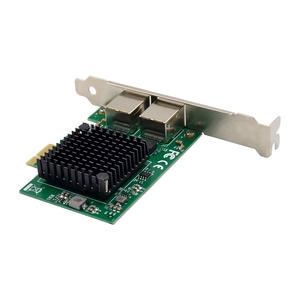 Tarjetas <span class=keywords><strong>de</strong></span> Red Gigabit <span class=keywords><strong>de</strong></span> Doble Puerto PCIe <span class=keywords><strong>X1</strong></span> 82571GB RJ45 1000M para Servidor, Escritorio, IPC, ISCSI, PXE, Activación por LAN, VLAN, AVB - Product Image 2