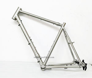 Cuadro de Bicicleta de Titanio 700C OEM en Oferta con Diseño de Acopladores S&S, Transmisión por Correa, Desviador <span class=keywords><strong>Rohloff</strong></span> y Patillas Deslizantes para Ciclismo de Gravel - Product Image 5