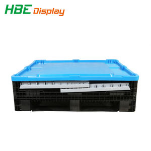 Contenedor de palés plegable a granel grande de servicio pesado Caja de palés de plástico plegable - Product Image 4