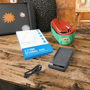 Caja Externa Portátil para Disco Duro de 2.5 Pulgadas Tipo-C, Diseño de Panel Cepillado, Función de Reposo Inteligente, Transmisión de Alta Velocidad - Product Image 3