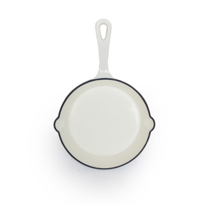 Poêle à griller ronde <span class=keywords><strong>en</strong></span> <span class=keywords><strong>fonte</strong></span> émaillée pour steak Poêle à frire antiadhésive pour œufs Four à <span class=keywords><strong>induction</strong></span> - Product Image 3