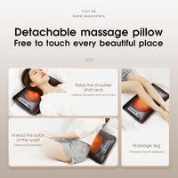 Coussin de massage Shiatsu vibrant Leercon 2026, nouveau design, taille standard, pour le corps entier, avec mémoire, masseur de cou, cadeau pour la fête des mères