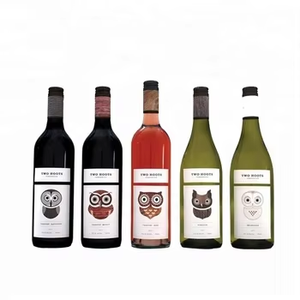 Botella de Vino Tinto de Vidrio Ámbar Personalizada de 500 ml con Tapón de Presión, Logotipo Grabado, Ecológica, para Uso en Bares Domésticos, Botella de Licor - Product Image 1