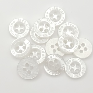Botón de Resina Plástica Perlado y Pulido de Alta Calidad, Ecológico y Personalizado, para Trajes y Abrigos de Mujer, Accesorios de Ropa, Manualidades DIY - Product Image 1