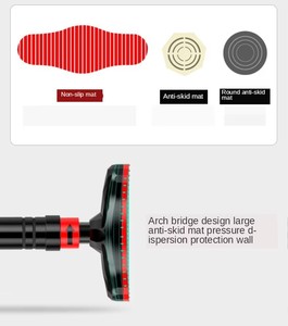 Barra Orizzontale Portatile per Fitness, Barra Regolabile da <span class=keywords><strong>Porta</strong></span>, Attrezzatura per Allenamento di Forza, <span class=keywords><strong>Trazioni</strong></span> Indoor Senza Foratura - Product Image 2