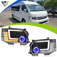 Projecteurs de phares de voiture à LED pour HIACE Série 200 2005 - 2018, phare DRL, phare dynamique, lampe de route