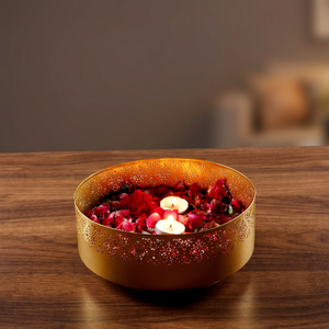 Tazón de Aluminio Hecho a Mano con Acabado Pulido, Diseño Contemporáneo, Ecológico y Duradero para Bodas - Product Image 3