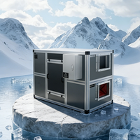 Sistema de Unidad de Tratamiento de Aire Modular (UTA) con Marco de Perfil de Aluminio y Serpentín de Refrigeración DX para un Diseño de Proyecto Flexible