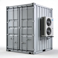 Conteneur frigorifique solaire 20FT 40FT avec système de panneaux solaires, chambre froide mobile pour la viande, le poisson et les légumes