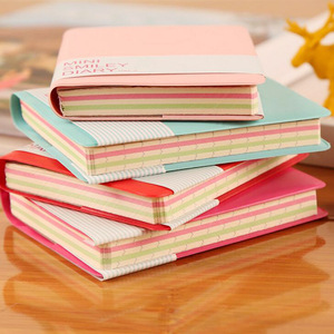 Heada - Mini Libreta de Bolsillo con Tapa Dura de Cuero, Diseño de Cara Sonriente en Color Caramelo, Encuadernación Térmica, 100 Hojas, Logotipo Personalizado - Product Image 3