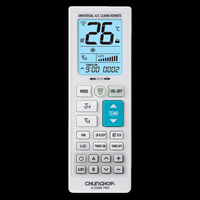 Control Remoto Universal para Aire Acondicionado, Precio de Fábrica al por Mayor, Plástico, 38KHZ, Pantalla LED Digital, Función de Temporizador, Alcance de 8M