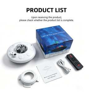 Wireless BT Music Player Remote Ocean Wave Ambient <b>Light</b> Bedroom Decor Gift Starry Sky Projector UFO <b>LED</b> <b>Night</b> <b>Light</b> - Product Image 6