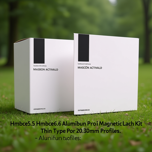 Hmbce5 5 Hmbce6 6 Aluminum Profile Magnetic <b>Latch</b> Kit Thin Type For 20 30mm Profiles - Product Image 3