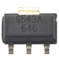 Sensor Hall Presisi Tinggi Satu Kutub SS543AT Chip SOT-89 S543A Sablon Honeywell untuk Elektronik Mobil