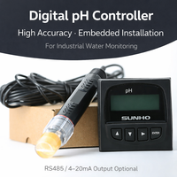 Contrôleur de qualité de l'eau numérique OEM personnalisable haute précision pH EC TDS combiné pour surveillance industrielle