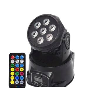 4 in1DMX512 Sound Ctrl <span class=keywords><strong>Led</strong></span> Full Color RGBW Tête mobile DJ Lumière de teinture pour théâtre, club, fête de mariage, <span class=keywords><strong>bar</strong></span> d'événements KTV - Product Image 5