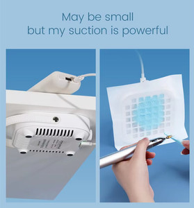 Aspirateur à poussière pour ongles rechargeable 6000 tr/min, rose diamant, haute aspiration, filtre pour salon de manucure - Product Image 5
