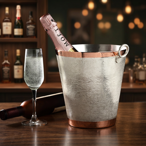 Enfriador de Vino de Metal de Lujo Code Silver con Acabado Antideslustre - Product Image 3