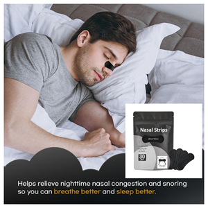नाक स्ट्रिप्स (30 पीसी)-बेहतर नींद के लिए अतिरिक्त ताकत, पुरुषों और महिलाओं दोनों के लिए एंटी खर्राटे, नाक की भीड़ को कम करें - Product Image 6