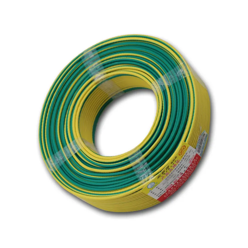 BVR — câbles de mise à terre à deux couleurs, 2,5 mm2, jaune et vert, BVR