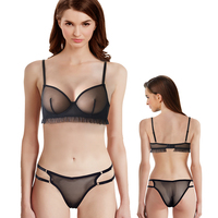 Venta al por mayor cómodo sujetador y bragas conjuntos de lencería Sexy ropa interior de las mujeres