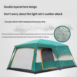 Tende da campeggio con Glamping personalizzate Oxford impermeabili per tenda con cupola a cupola ultraleggera e facile da configurare di lusso per famiglie in campeggio in <span class=keywords><strong>montagna</strong></span> - Product Image 2