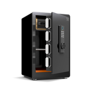 ตู้เซฟอัจฉริยะ Dingfa พร้อมระบบล็อคด้วยลายนิ้วมืออิเล็กทรอนิกส์ ขนาด 600x400x330 มม. ผลิตจากเหล็กอัลลอยด์ ป้องกันการโจรกรรม สำหรับบ้านและสำนักงาน - Product Image 2