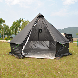 Grande tente cloche CXZ-A30 de luxe Tente d'extérieur coupe-vent Pergola Tour Post Camping <span class=keywords><strong>Moustiquaire</strong></span> Yourte <span class=keywords><strong>Tipi</strong></span> Glamping Tente de style indien - Product Image 1