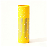 Boîte cadeau en forme de cylindre emballage de tube en papier rond pour parfum cosmétique conception personnalisée de luxe carton recyclable