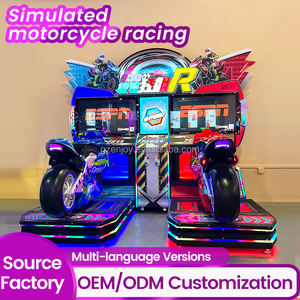 <span class=keywords><strong>Simulador</strong></span> de Carreras Arcade que Funciona con Monedas, Consola de Juegos de Motocicletas para Dos Jugadores, Máquina de Juegos de Carreras Arcade, Máquina de Conducción de Entretenimiento - Product Image 2