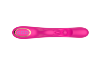 Masseur vibrant rotatif pour point G avec perles tournantes