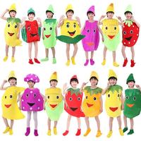 Ensemble de déguisement Fraise Banane avec chapeau, en tissu non tissé rouge, pour spectacle de danse du ventre, fête d'Halloween, adulte unisexe