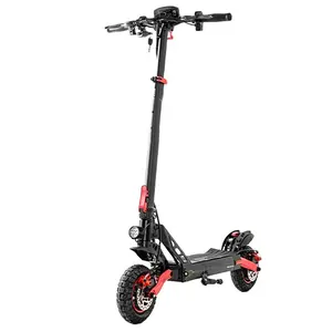 high speed off road electric scooter front and rear suspension 48V 15Ah Electric Scooter 1050W Foldable for adult