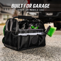 Sac de rangement pour outils robustes personnalisé, organisateur de rangement pour le detailing automobile avec poignée en métal robuste