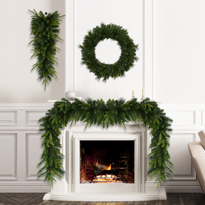 Guirnalda Navideña Hecha a Mano, Adorno de Lujo para Puerta y Ventana, Decoración Colgante para Fiestas y Escenarios - Product Image 3