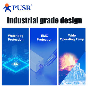 Modem Wireless PUSR Ukuran Lipstik 4G, Pemasangan di Rel DIN, Gateway Modbus dengan Enkripsi SSL dan Port RS485, USR-DR154-E - Product Image 4