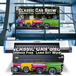 Impresora <span class=keywords><strong>de</strong></span> Vinilo a Color para Publicidad <span class=keywords><strong>de</strong></span> 1.8 m (1800 mm, 6 pies), 1440 dpi, Impresora Eco Solvente para Lienzo - Product Image 2