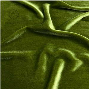 Tissu en velours 100 % viscose et 100 % soie de mûrier biologique Jura&<span class=keywords><strong>Vichy</strong></span> S65111, idéal pour les robes féminines – Grande <span class=keywords><strong>Vente</strong></span> - Product Image 1