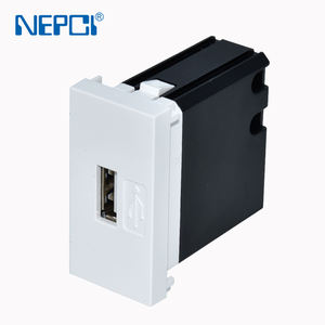 NEPCI Factory 5V2.1A 45*22.5mm Vertical USB A Module de prise de chargeur XJY-USB-A41 adapté à la <span class=keywords><strong>plaque</strong></span> décorative murale <span class=keywords><strong>Legrand</strong></span> - Product Image 3