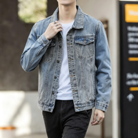 Veste en jean personnalisée 14 OZ pour homme, nouvelle veste de travail pour homme, veste en jean élégante pour homme