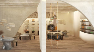 Diseño Interior Personalizado de 48 m² para Tienda de Cuidado de la Piel, Diseño Natural, Simple y Moderno, Decoración de Diseño Integral - Product Image 2