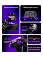 Manette de jeu sans fil LeadJoy XENO PLUS avec interrupteur à bascule, déclencheur linéaire à effet Hall, performance e-sport
