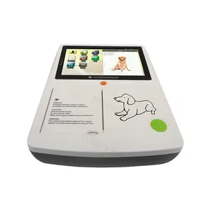 SY-W002 Digital Hospital Medical Equipment 5.7'' LCD Screen 3 Channel Portable Vet Animal ECG Machine